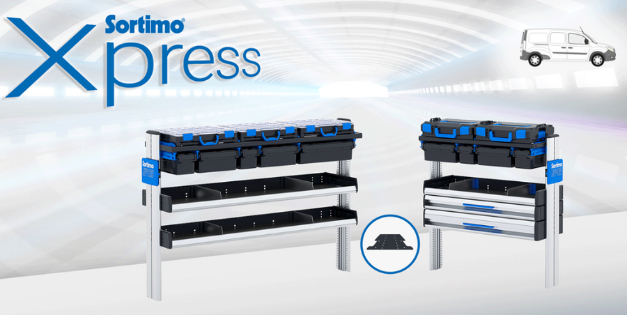 SR5 Xpress Pre-desgined Van Racking System · SORTIMO AUSTRALIA
