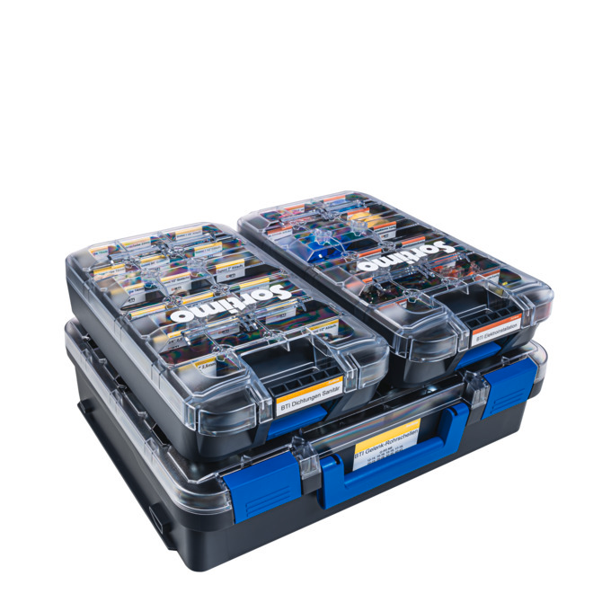 Sortimo T-BOXX 320 Vuota - Cassetta Organizer Con Coperchio Trasparente, Compatibile Con ProClick E ProSafe
