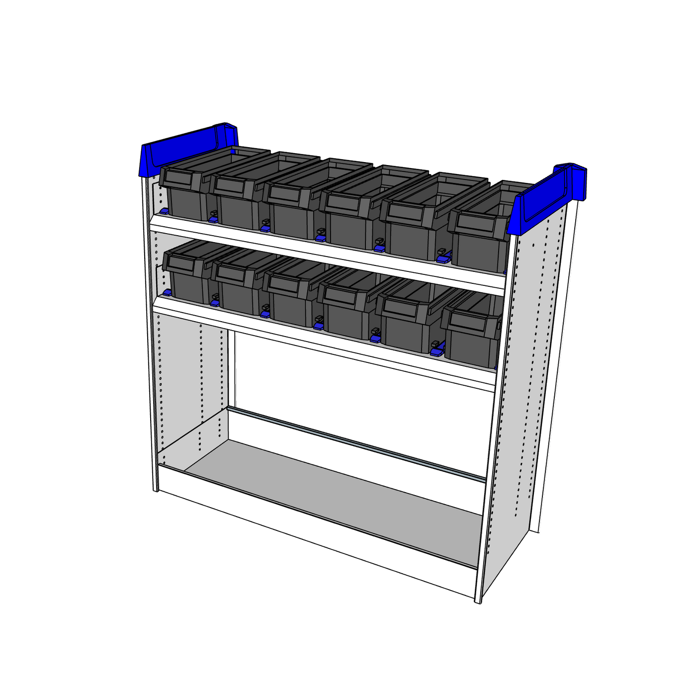 Simpleco Ute Canopy Racking System BASE UNIT + Top Two Shelves Storage Boxx