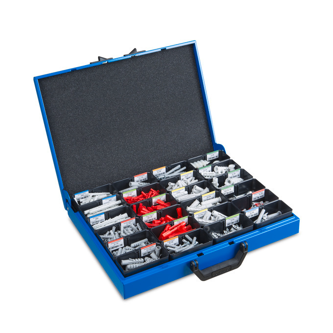 Metal case KM 321 including 24 insetboxes H63