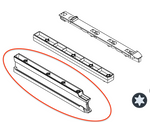 Plastic slide bottom for 04-0 FB (None Edge) SR5 shelf or 04-0 FBR (H2,H4 Edge) SR5 shelf