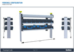 SORTIMO SR5 Xpress - Deluxe Van Racking System - Citroën Berlingo 2018 SWB - L1 4403 mm
