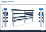 SORTIMO SR5 Xpress - Base Van Racking System - Fiat Ducato 2006 LWB - L4 5998 mm