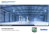SORTIMO SR5 Xpress - Deluxe Van Racking System - Ford Transit Custom 2012 LWB - L2 5339 mm