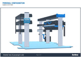 SORTIMO SR5 Xpress - Deluxe Van Racking System - Ford Transit Custom 2012 LWB - L2 5339 mm