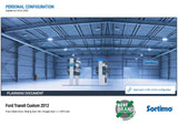 SORTIMO SR5 Xpress - Deluxe Van Racking System - Ford Transit Custom 2012 SWB - L1 4972 mm