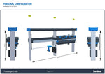 SORTIMO SR5 Xpress - Deluxe Van Racking System - Ford Transit Custom 2012 SWB - L1 4972 mm
