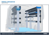 SORTIMO SR5 Xpress - Base Van Racking System - Ford Transit 2014 MWB - L3 5981 mm