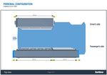 SORTIMO SR5 Xpress - Base Van Racking System - Iveco Daily 2014 50C MWB - L 5950 mm