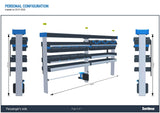 SORTIMO SR5 Xpress - Deluxe Van Racking System - Mercedes-Benz Sprinter 2018 LWB - Long 6967 mm