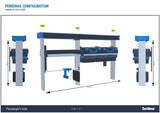 SORTIMO SR5 Xpress - Deluxe Van Racking System -Peugeot Expert 2016 MWB - L2 4959 mm
