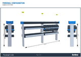 SORTIMO SR5 Xpress - Base Van Racking System -Renault Master 2010 SWB - L1 5048 mm