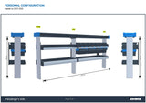 SORTIMO SR5 Xpress - Base Van Racking System - Renault Trafic 2014 LWB - L2 5399 mm