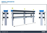 SORTIMO SR5 Xpress - Base Van Racking System - Renault Trafic 2014 SWB - L1 4999 mm