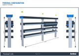 SORTIMO SR5 Xpress - Base Van Racking System -Toyota Hiace 2019 LWB - L2 5915 mm